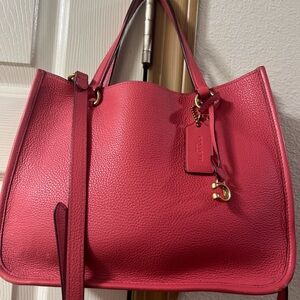 COACH Tyler Carry All 28 2Way Shoulder Bag Pink C3460 Ladies 28a